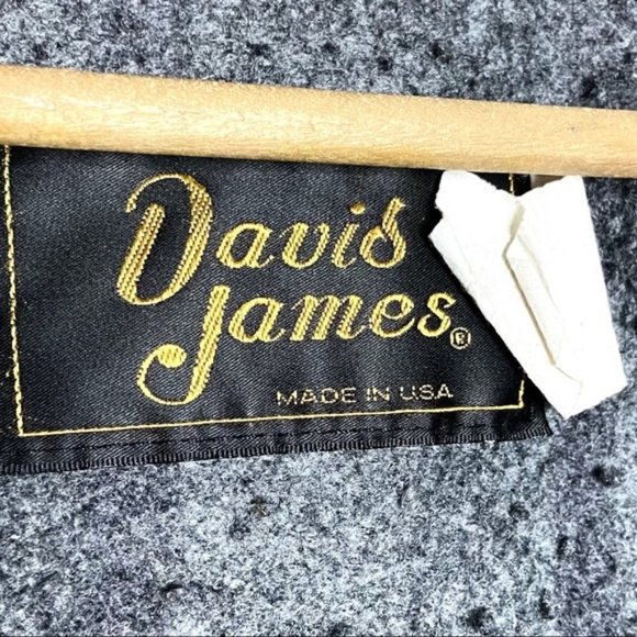 Vintage Davis James Native Print Distressed Bomber - Picture 8 of 8